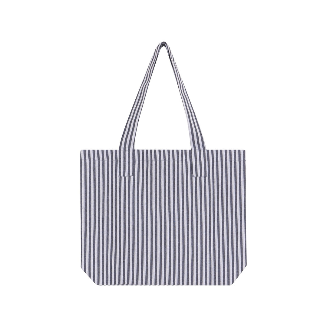 Blue White Cotton Tote Bag