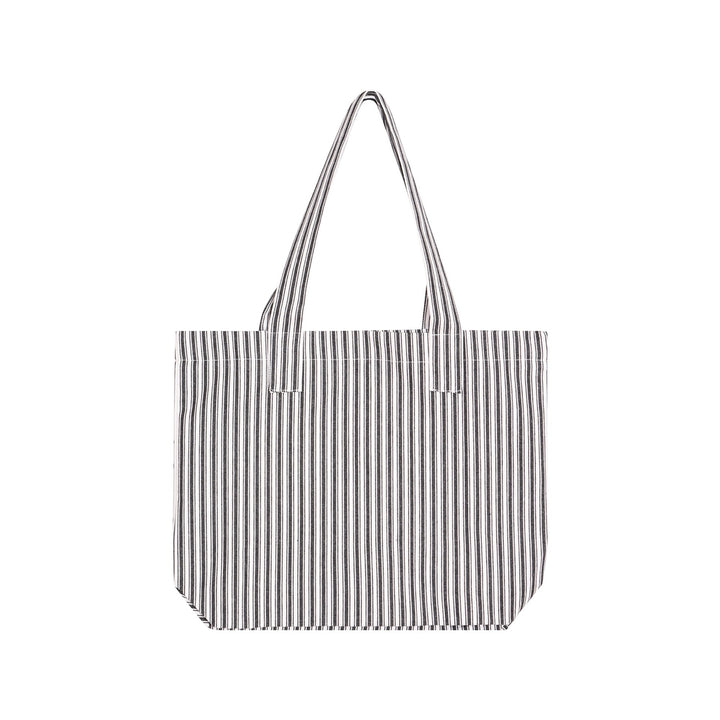 Black White Cotton Tote Bag