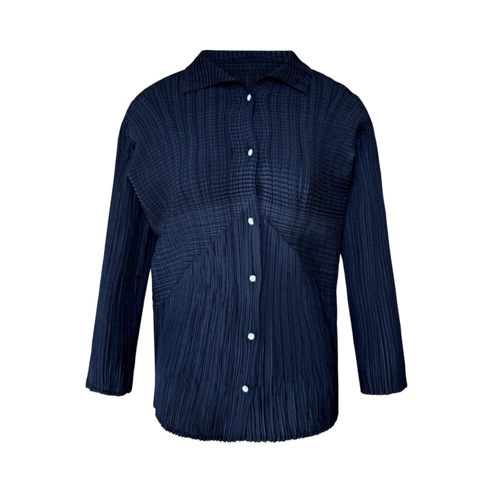 Black Multi Way Pleated Blouse