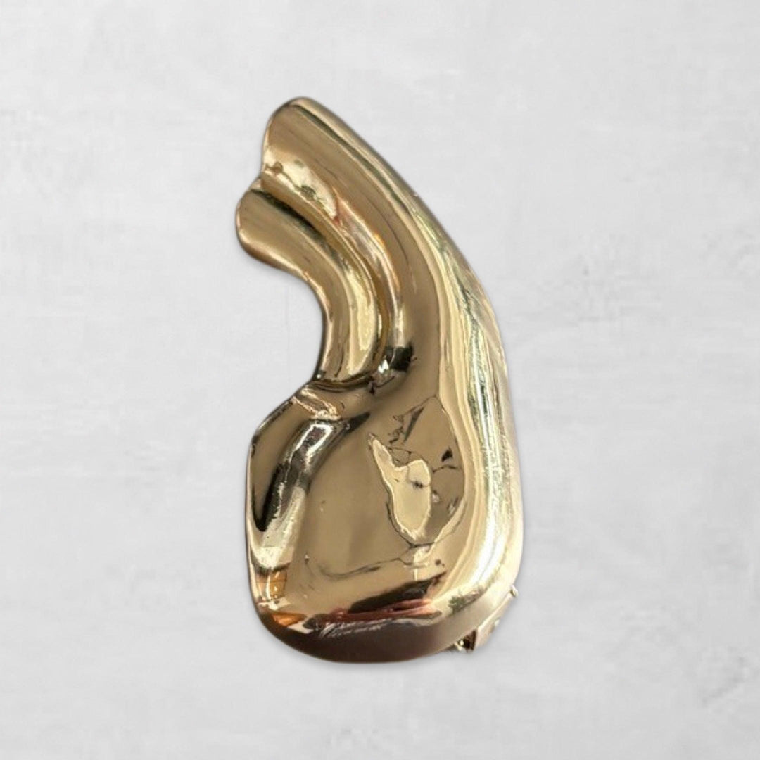 Gold ear cuff earring (1 pc)