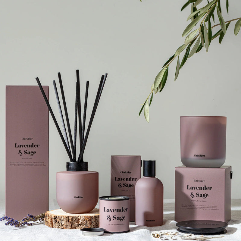 Chickidee Lavender & Sage Core Candle