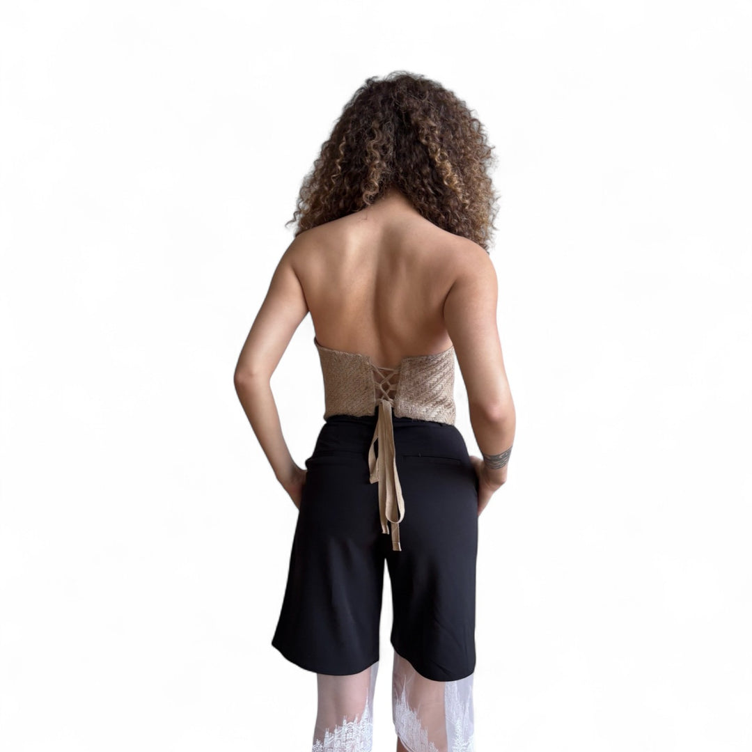 Raffia multi-wear tube corset