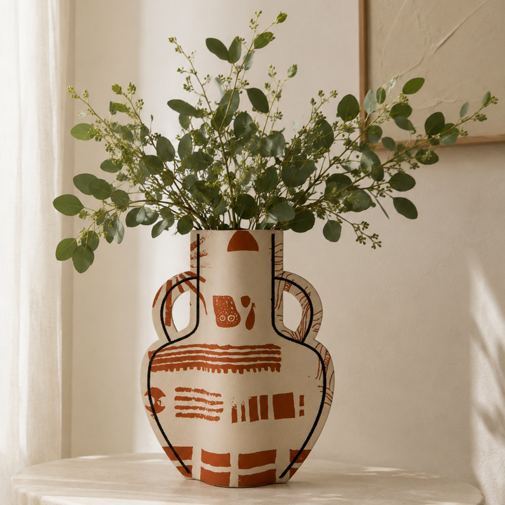 M2P Athens Amphora Large Vase Clay