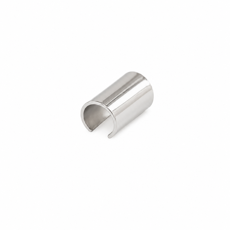Silver Earlobe Cuff Earring One piece