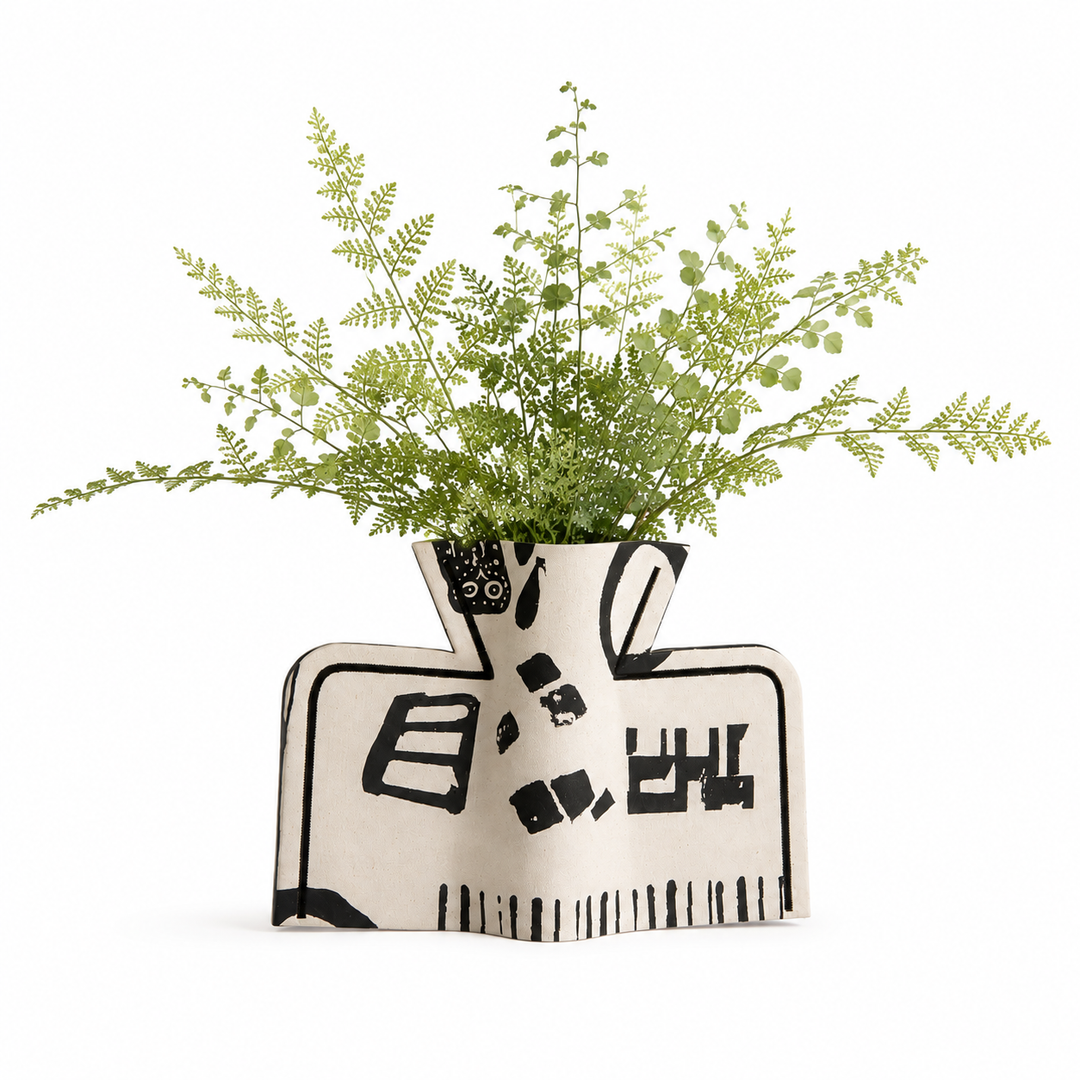 M2P Athens Bowl Vase Black