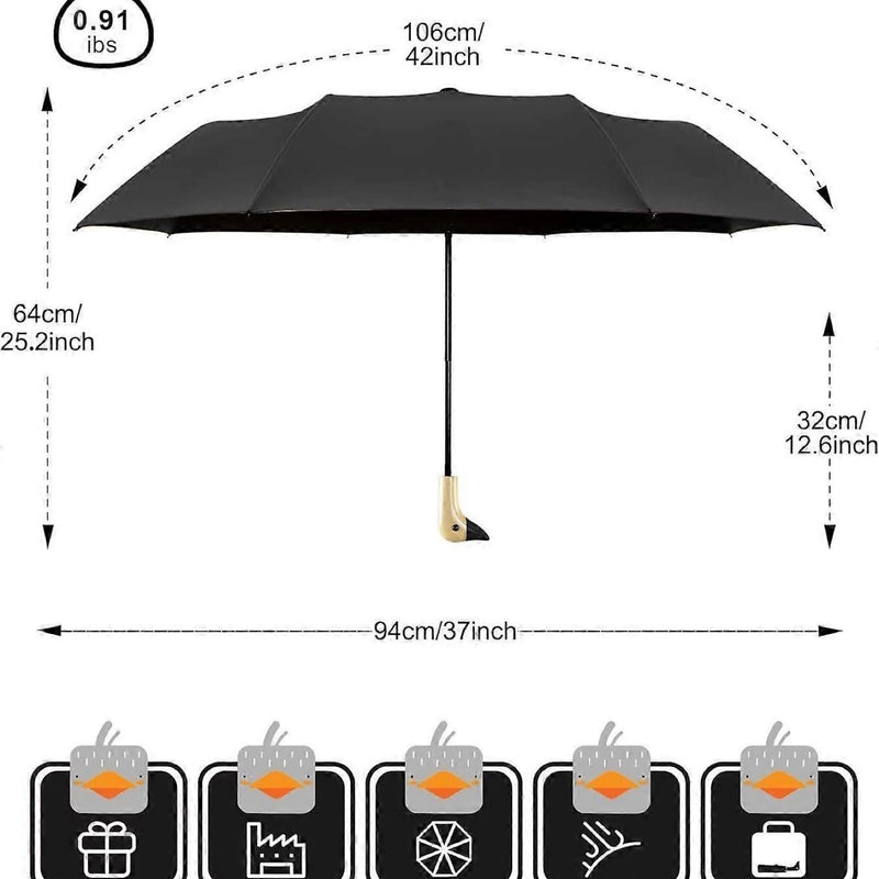 Original Duckhead Black Duck Umbrella