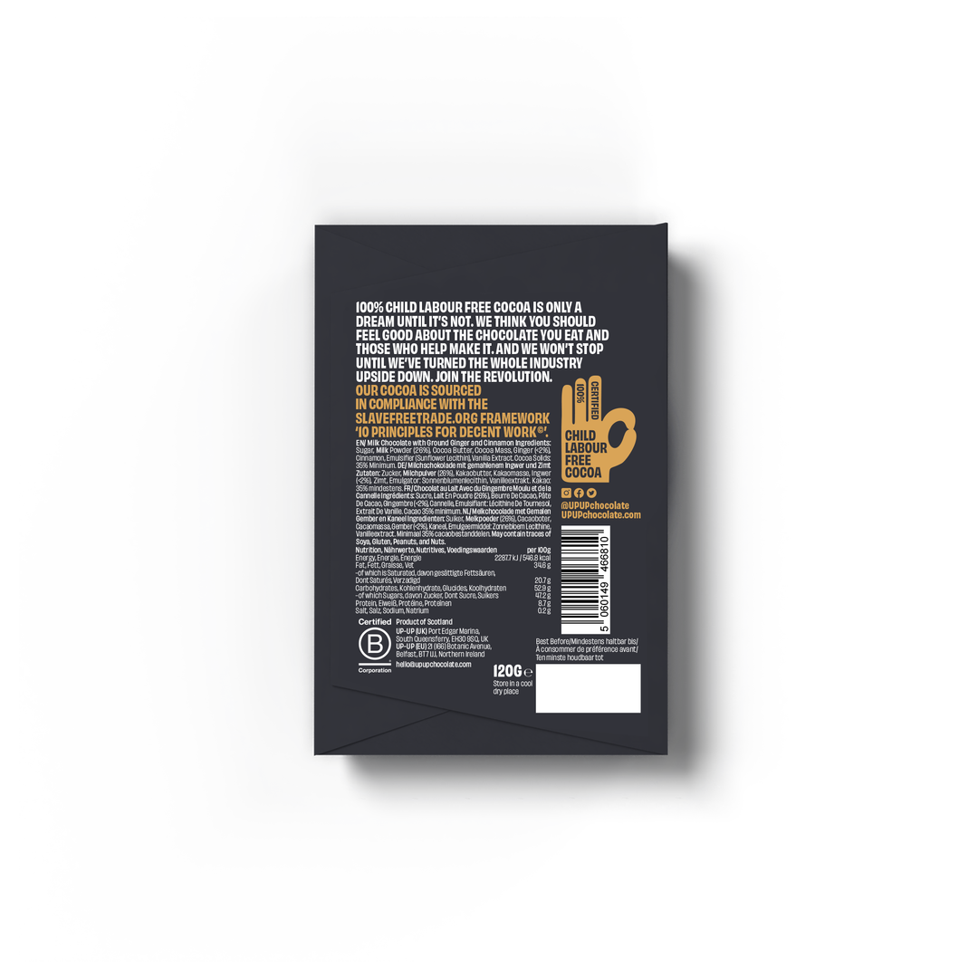 Gingerbread Milk Chocolate Bar 120G/4.2OZ