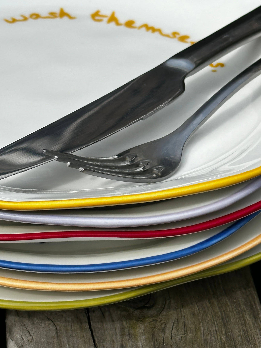 Statement Plate - 'eat up there's plenty more to go around.'