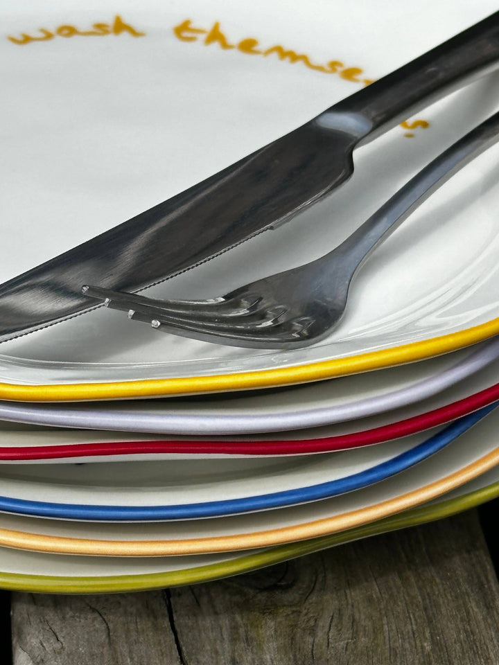 Statement Plate - 'eat up there's plenty more to go around.'