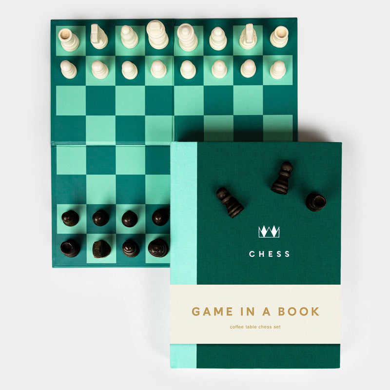 SUCK UK Coffee Table Book Games Chess