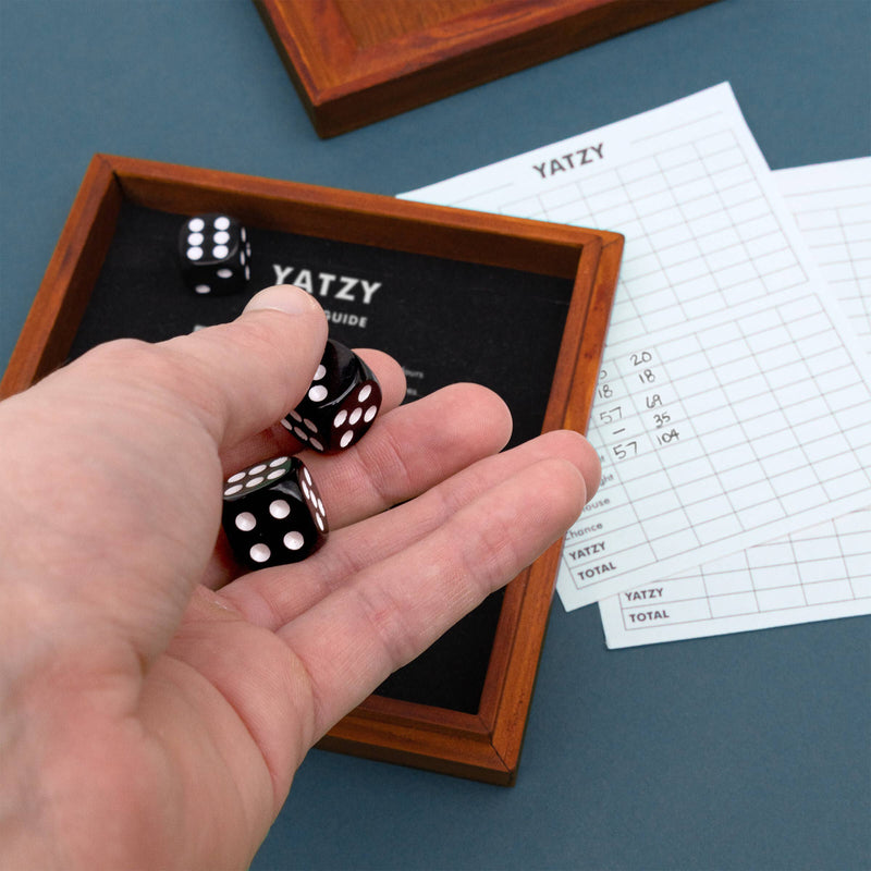 SUCK UK Yatzy Wooden Game