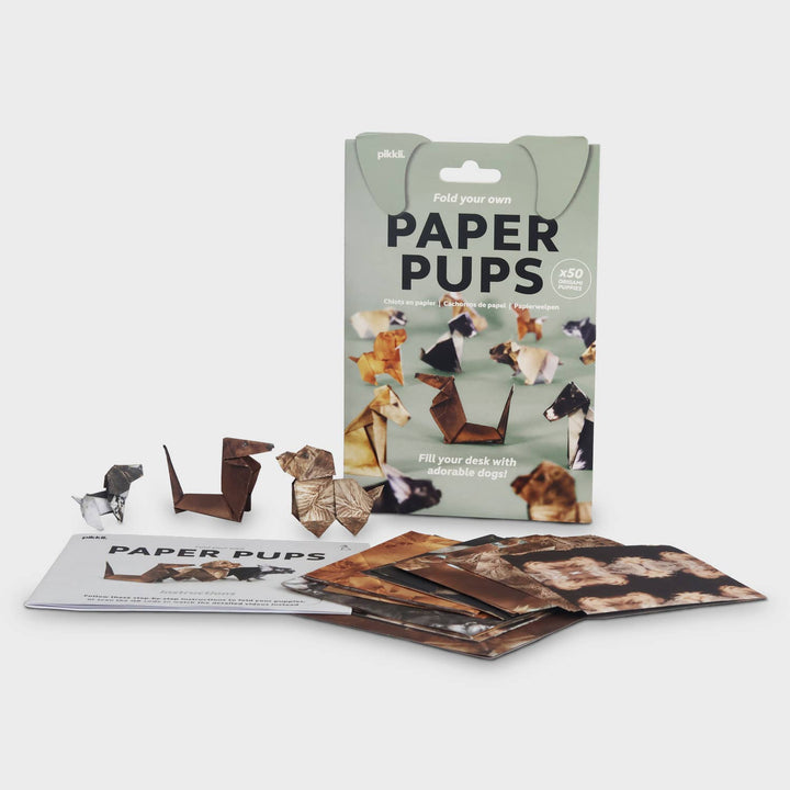 Paper Pups | Perfect for Dog Lovers | Cute DIY Origami Kit