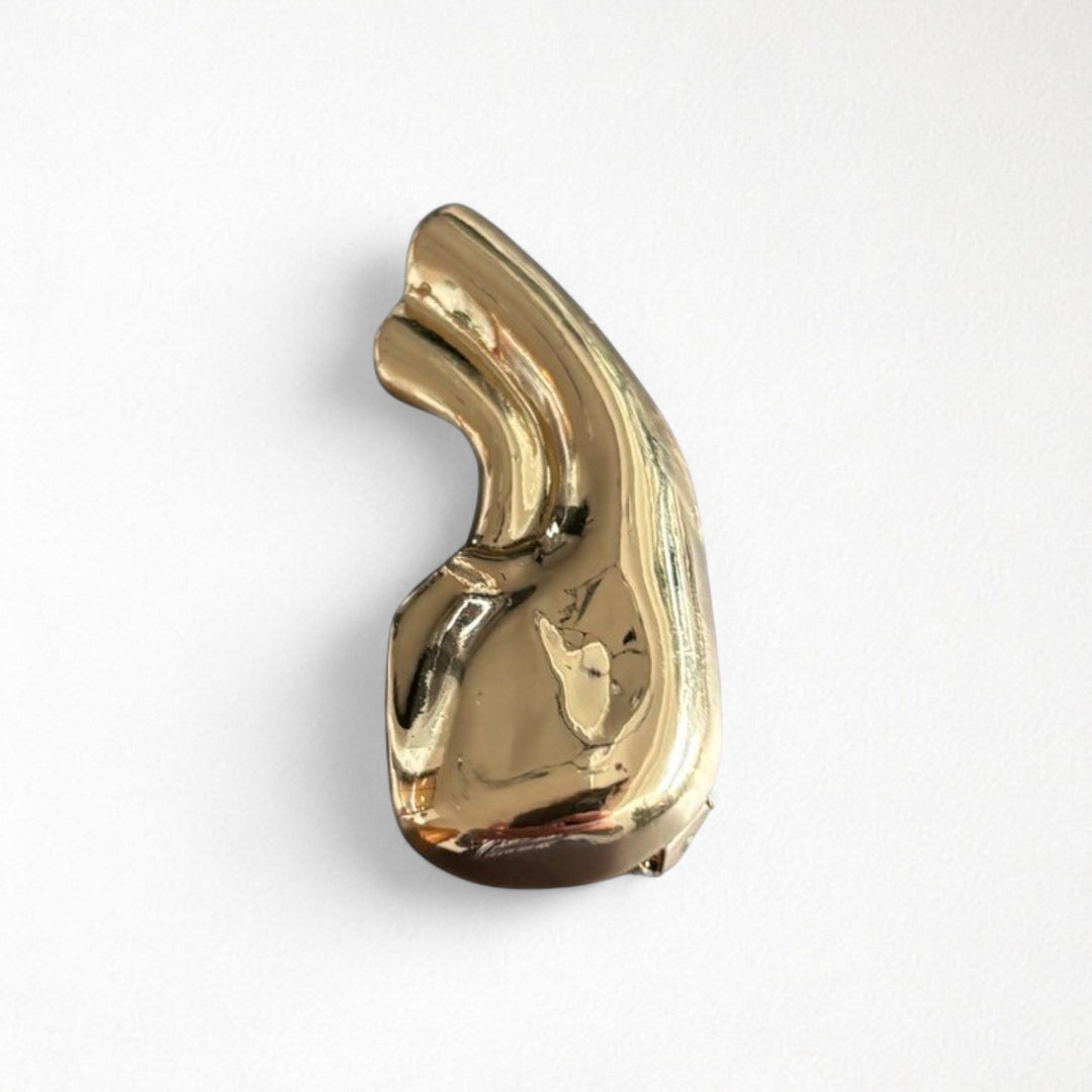 Gold ear cuff earring (1 pc)