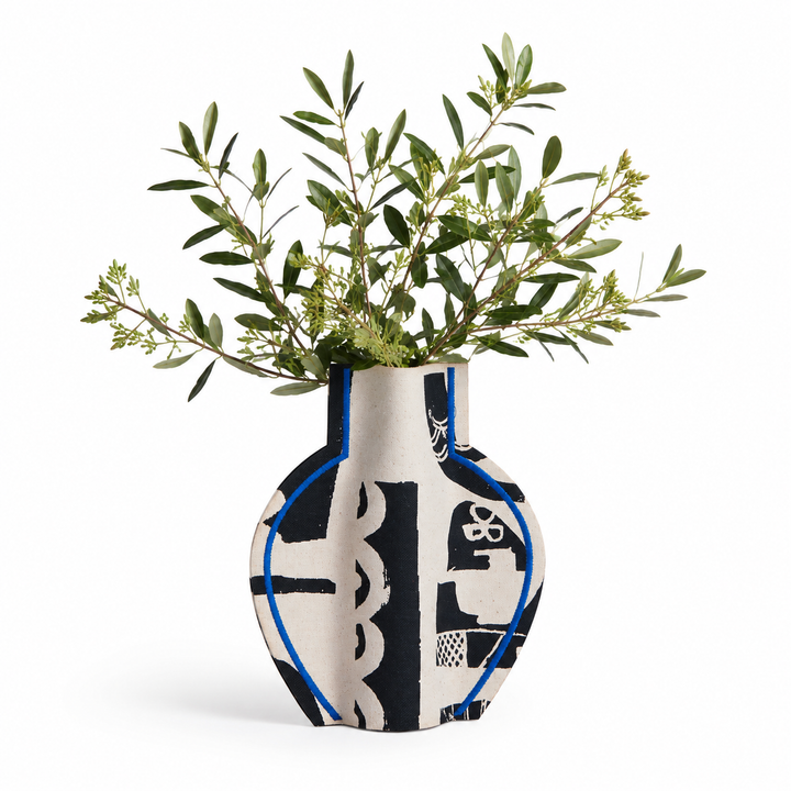 M2P Milos Jug Vase Black Blue