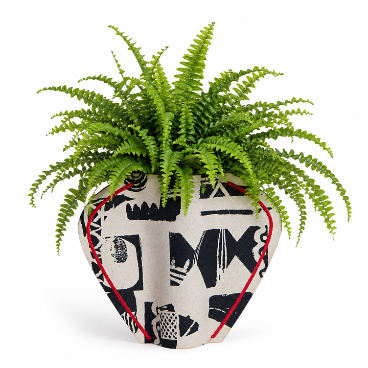 M2P Milos Cup Vase Black Red