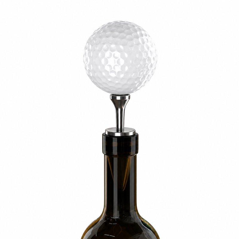 Uberstar Golf Ball Wine Bottle Stopper
