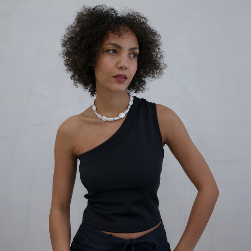 Freshwater Irregular Square Pearl Necklace