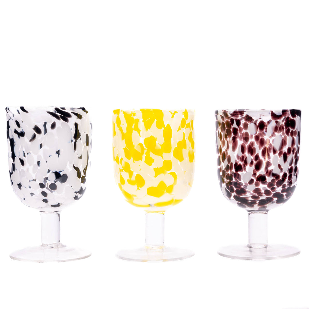 Red Wine Print Wine Glass