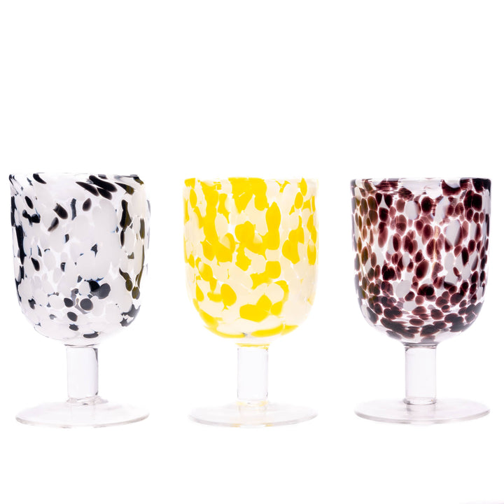 Red Wine Print Wine Glass