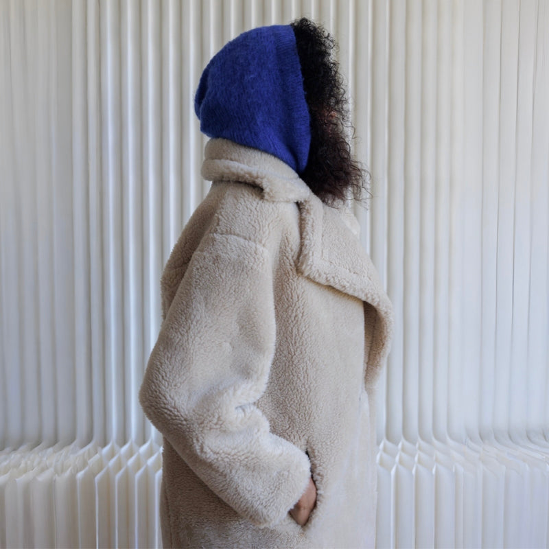 Cobalt Blue Wool Balaclava