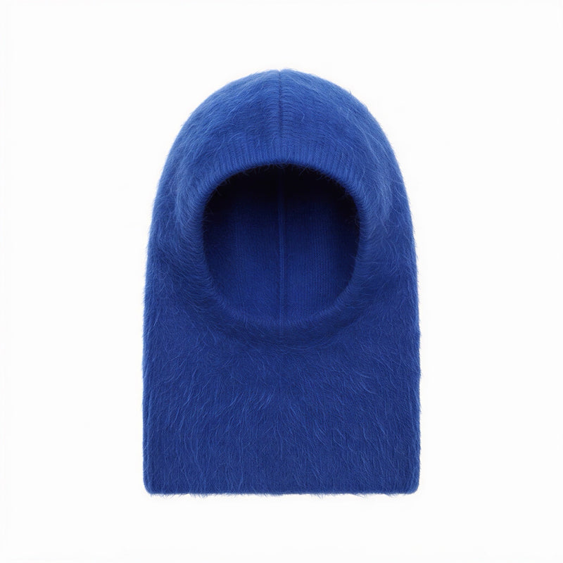 Cobalt Blue Wool Balaclava