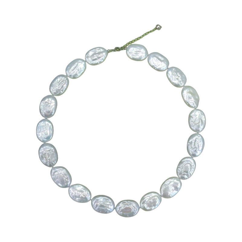 Freshwater Irregular Square Pearl Necklace