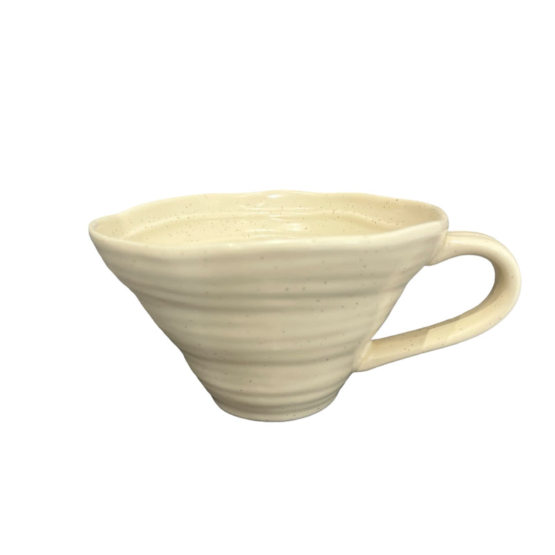 Cream coffee or tea cup