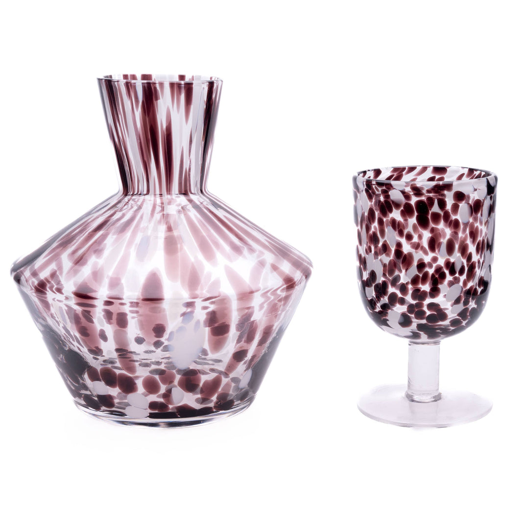 Red Wine Print Wine Glass