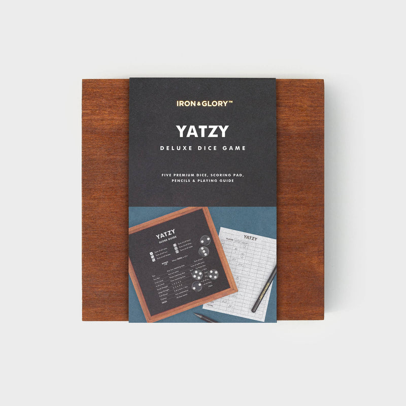 SUCK UK Yatzy Wooden Game