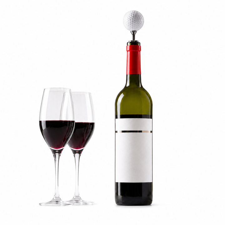 Uberstar Golf Ball Wine Bottle Stopper