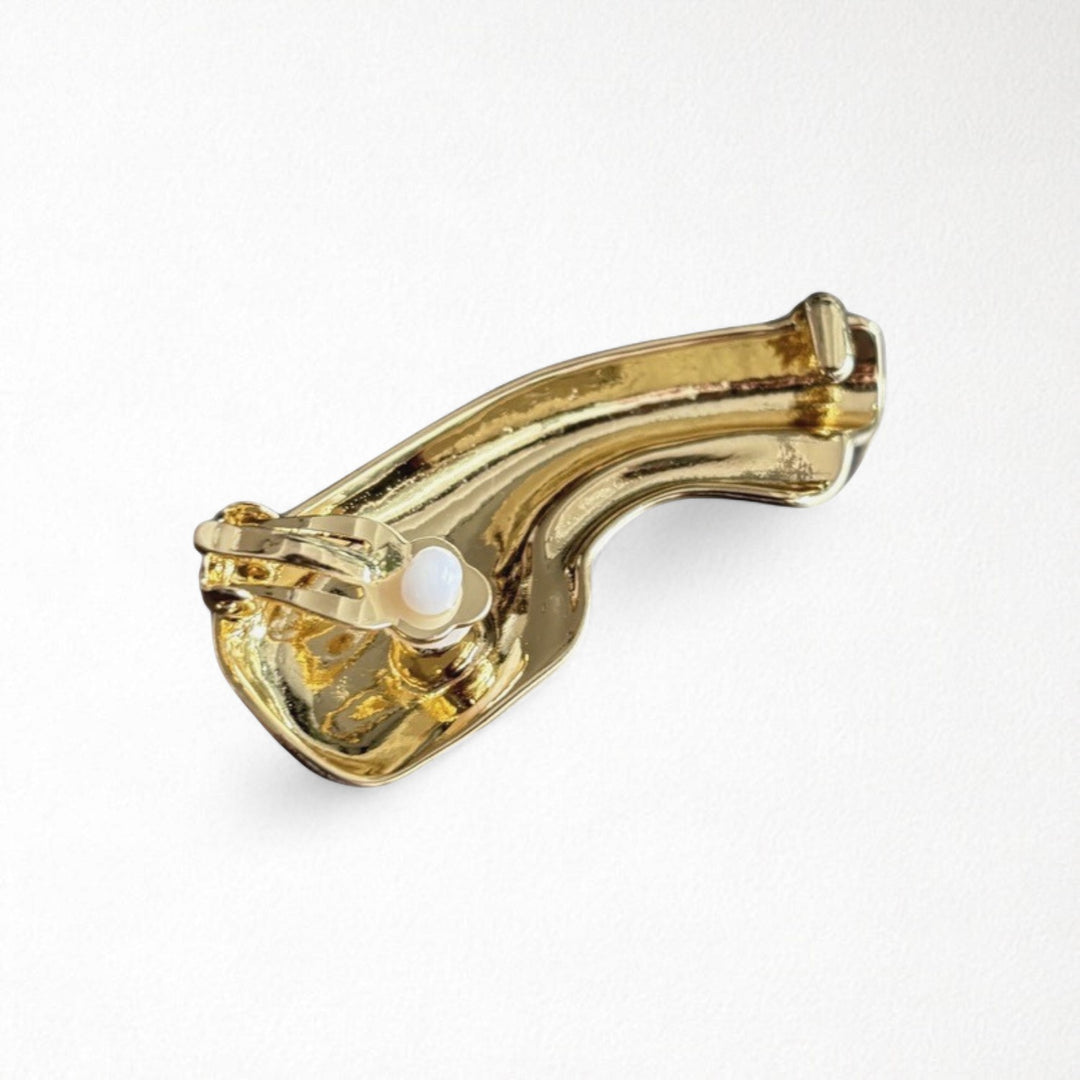 Gold ear cuff earring (1 pc)
