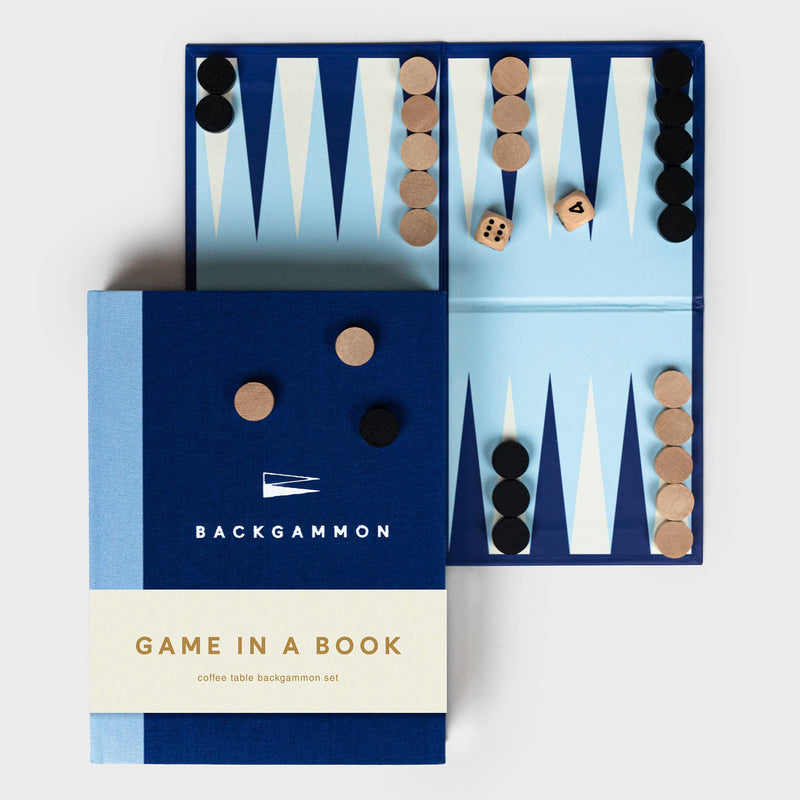 SUCK UK Coffee Table Book Games Backgammon