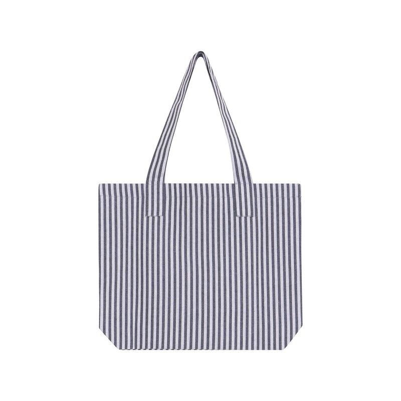 Blue White Cotton Tote Bag