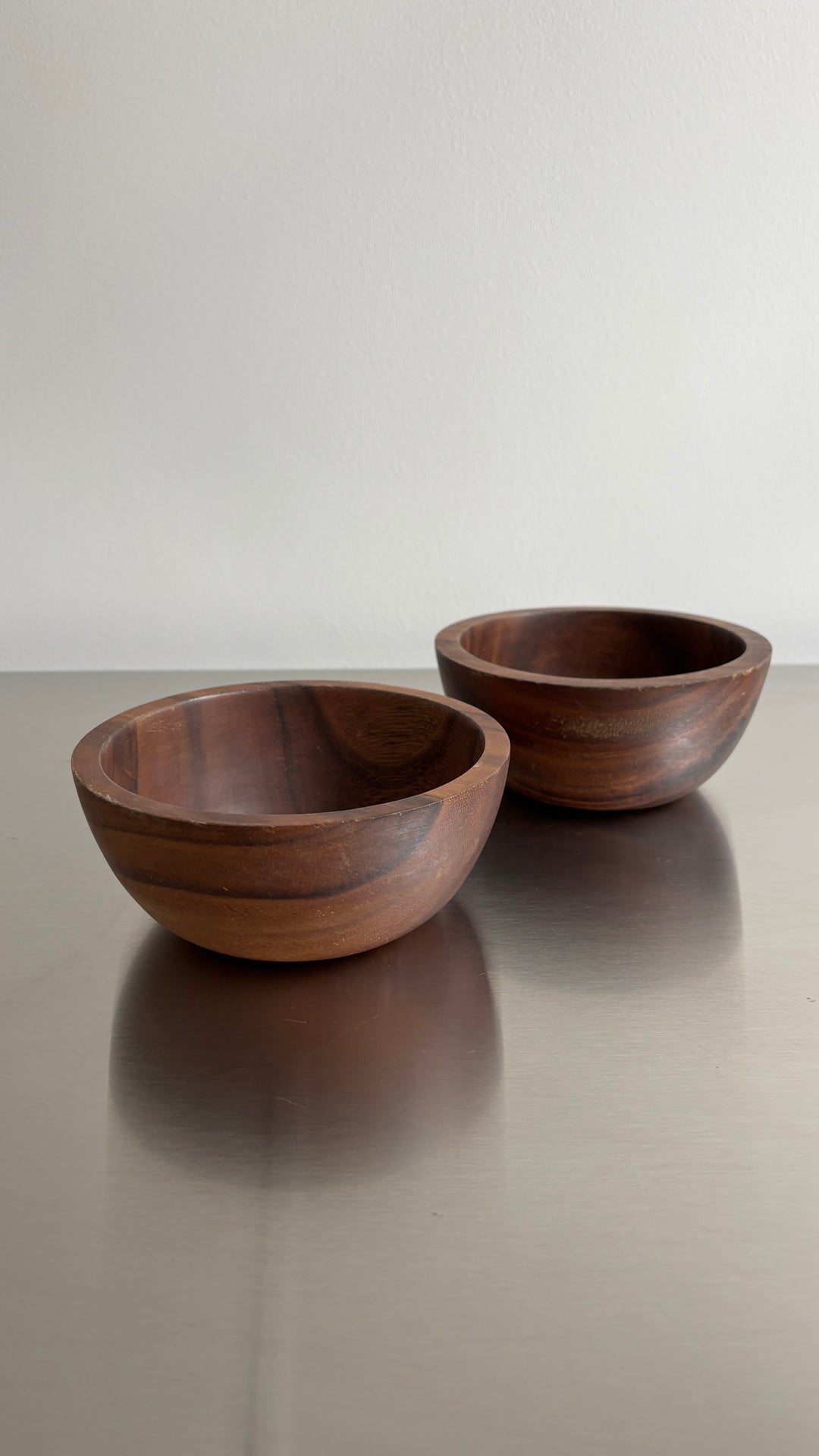 Walnut wood hand carved bowl