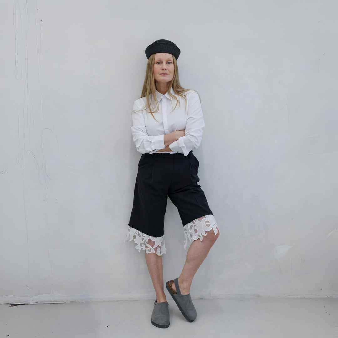 Black Straw Pillbox Hat