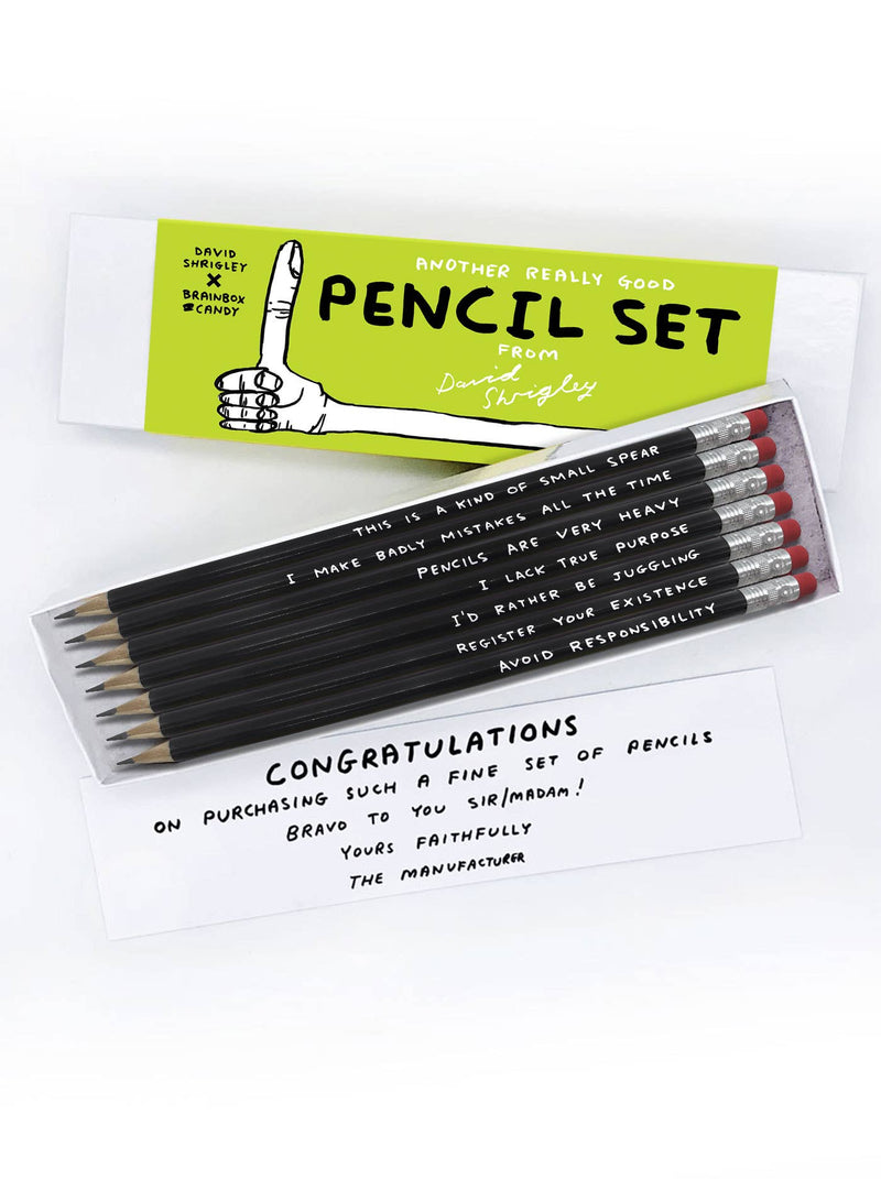 David Shrigley Pencil Box - 7 Designs (Set 2)