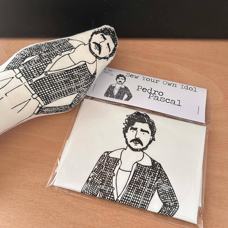 Fat Hen And Flo Sew Your Own Doll Craft Kit Pedro Pascal