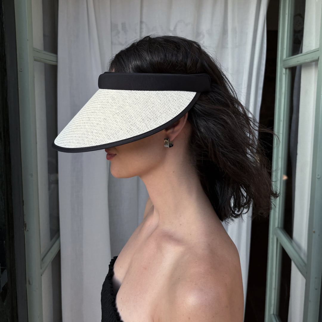 Silver Square Earlobe Hoop Earrings