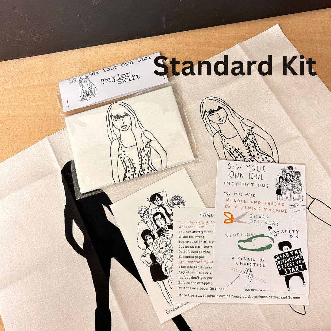 Freddie Mercury Craft Kit - Sew Your Own Freddie Doll