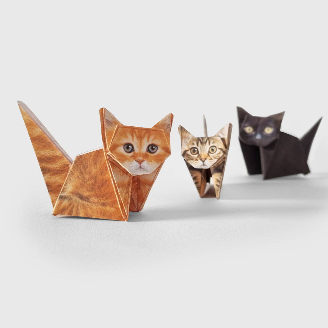 Paper Cats | Perfect for Cat Lovers | Cute DIY Origami Kit