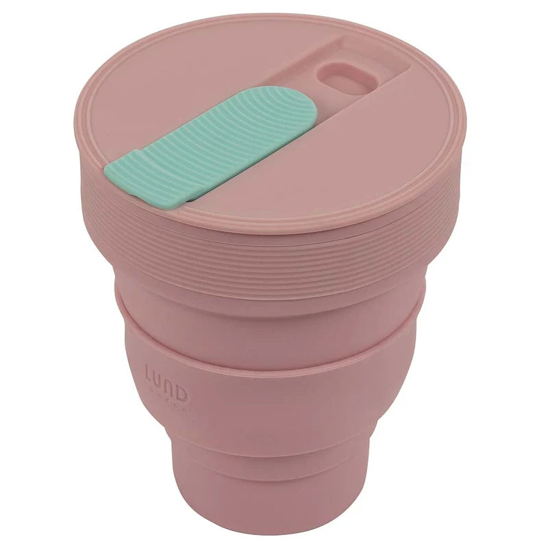 LUND Collapsible Coffee Cup Pink