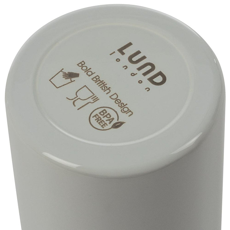 LUND Lite Water Bottle White & Indigo