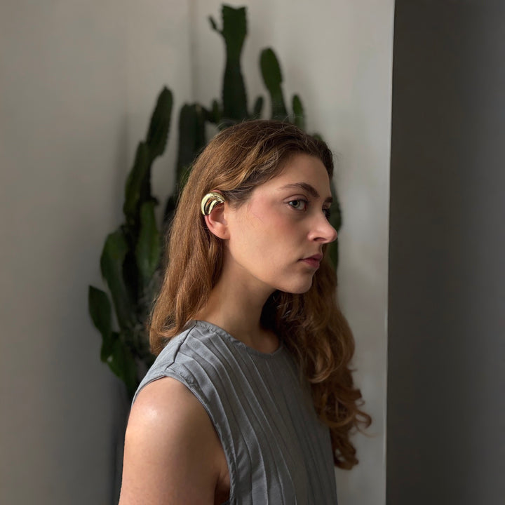 Gold Ear Wrap Earring - One Piece