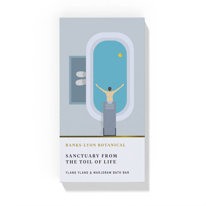 Ylang Ylang & Marjoram Solid Bath Oil Bar - by Banks-Lyon Botanical