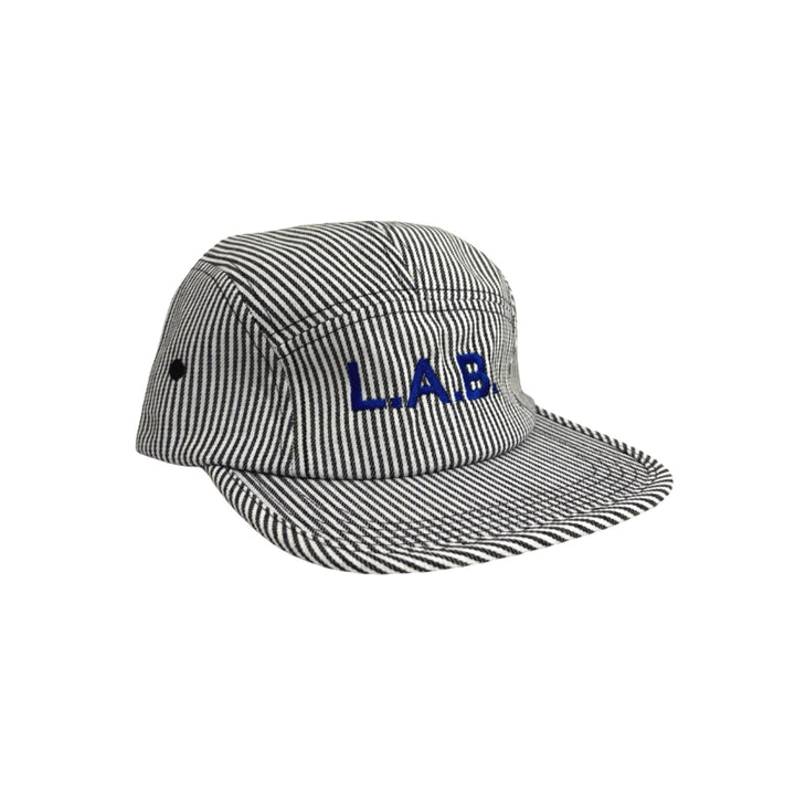 LAB Striped Embroidery Logo Cap