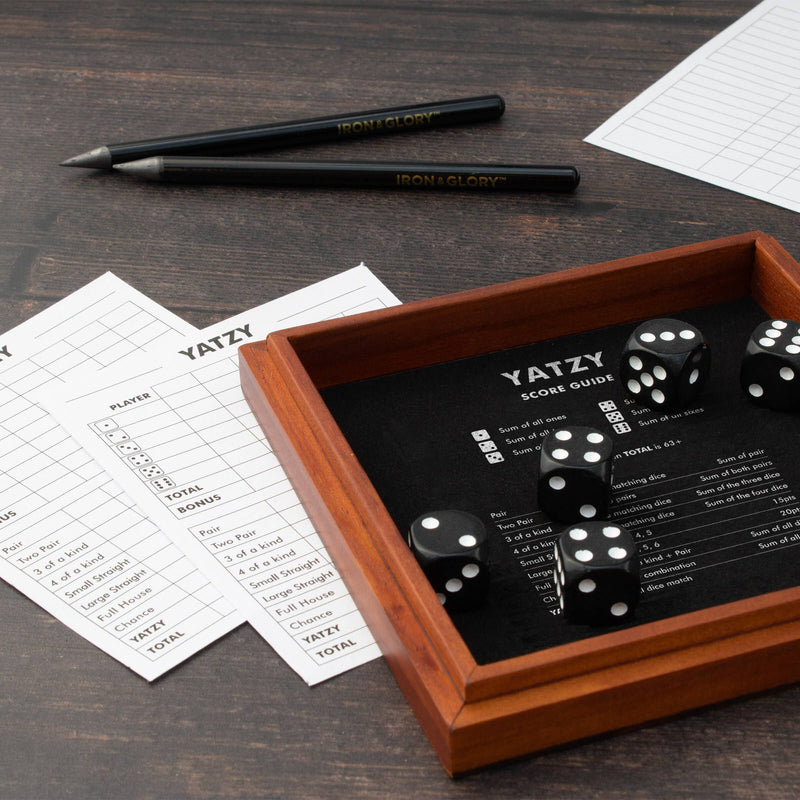 SUCK UK Yatzy Wooden Game