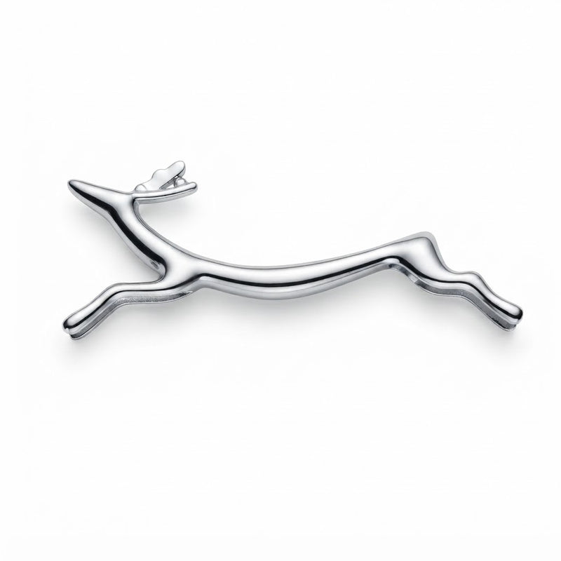 Silver Reindeer Chrome Chopstick & Knife Rest