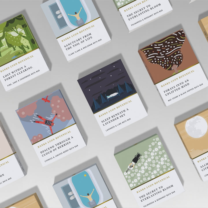 Palmarosa & Bergamot Solid Bath Oil Bar - by Banks-Lyon Botanical