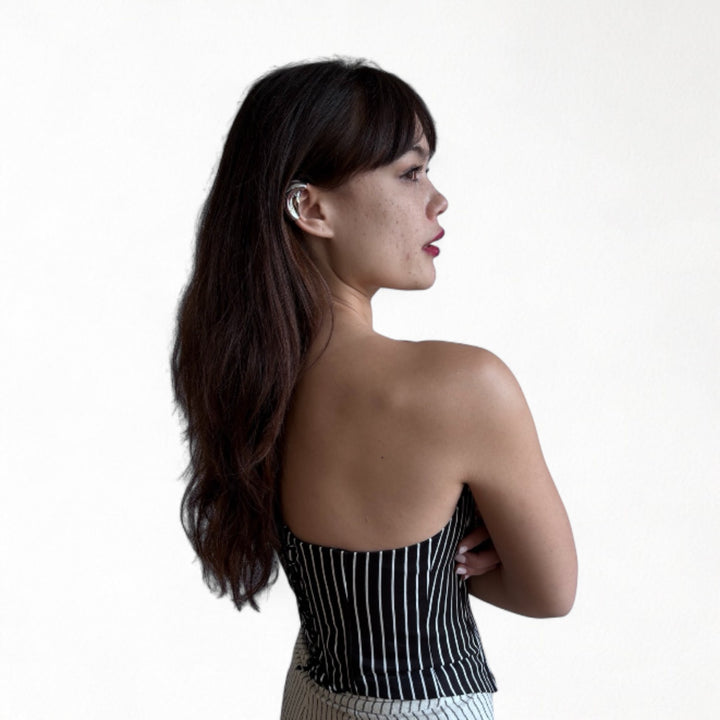 Silver Ear Wrap Accessory One Piece