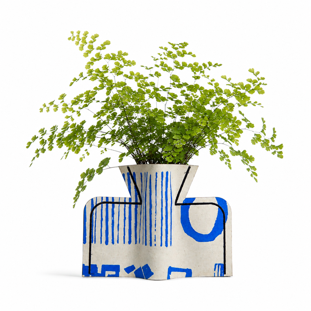 M2P Athens Bowl Vase Blue Black
